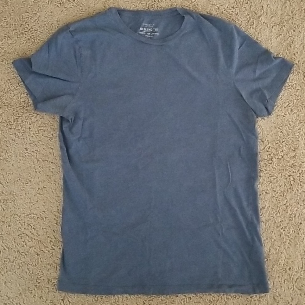 Basic blue tee